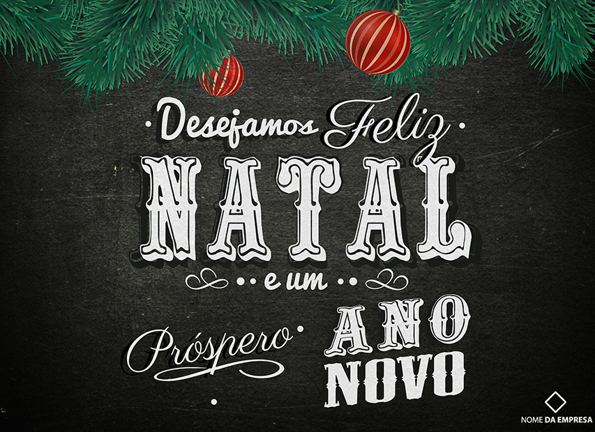 Cartão de Natal desenheiros 01